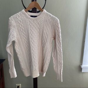 J. Crew Cable Knit Fisherman’s Sweater